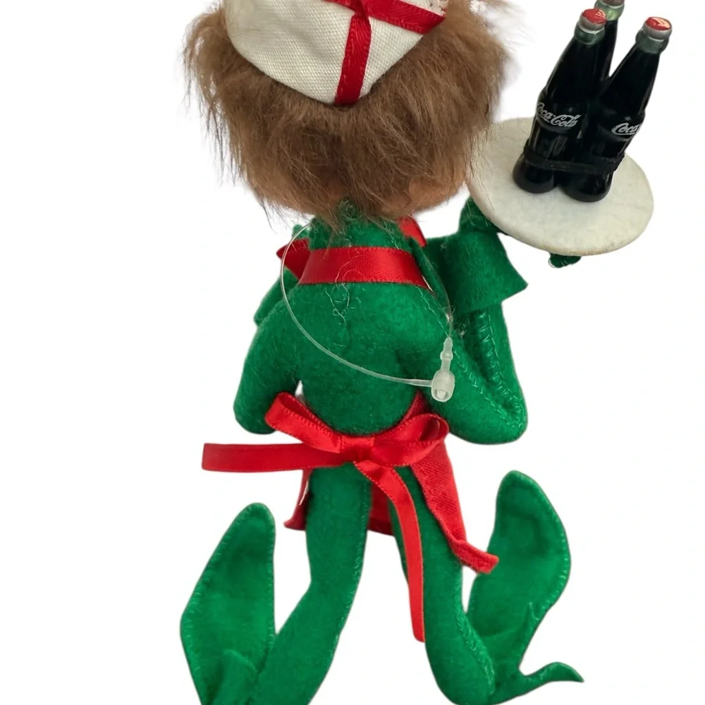 Annalee Coca-Cola Elf Waitress Figurine – 2012 – Rare Holiday Collectible